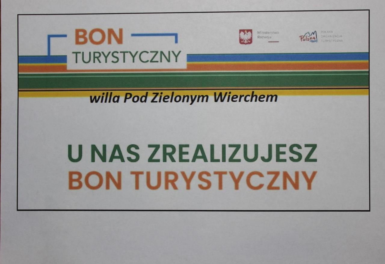 Willa Pod Zielonym Wierchem Zakopane Buitenkant foto